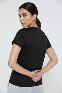 Zelocity Quick Dry Relaxed Top - Black Beauty — thumbnail 3